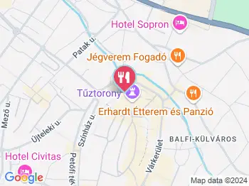 Shelby's Gin Bar Sopron a térképen