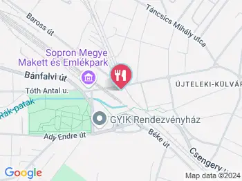 Smau Garden & Pub Sopron a térképen