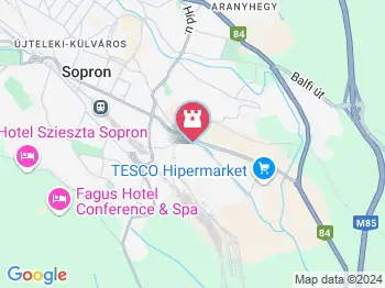 Sopron Gokart Sopron a térképen