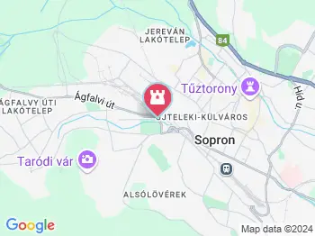 Sopron Vármegye Makett és Emlékpark Sopron a térképen