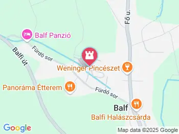 Soproni Erzsébet Oktató Kórház és Rehabilitációs Intézet - Balfi Gyógyfürdőkórház Sopron a térképen