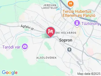 Soproni Egyetemi Kollégiumok Sopron a térképen