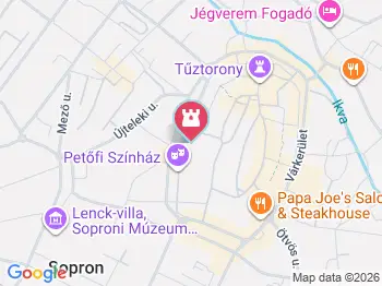 Soproni Evangélikus Múzeum Sopron a térképen