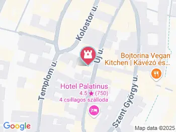 Középkori Ó-zsinagóga Sopron a térképen