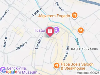 Soproni Tűztorony Sopron a térképen