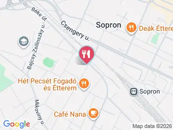 Sport Söröző Sopron a térképen