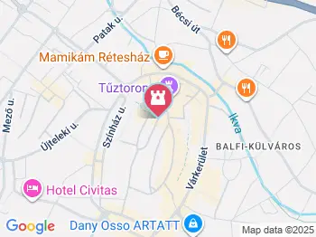 Storno-ház Sopron a térképen