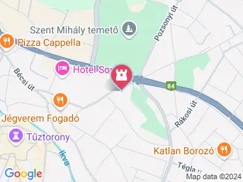 Szent Mihály-templom Sopron a térképen