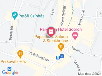 Szent Orsolya-templom Sopron a térképen