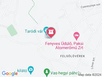 Taródi Vár Sopron a térképen