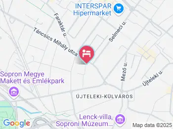 Taverna Panzió Sopron a térképen