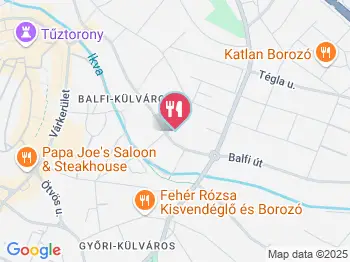 Töpike Bár Sopron a térképen