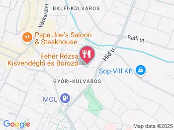 Walzer Cukrászda Sopron a térképen