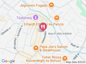 Zwinger Kávéház Sopron a térképen