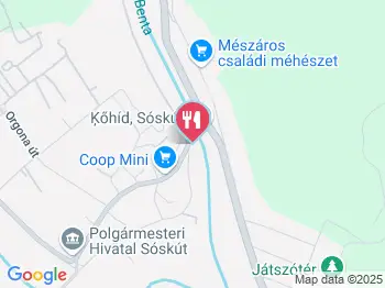 Európa Pékség Sóskút a térképen