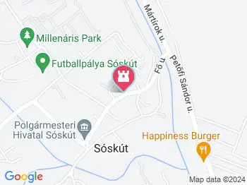 Millecentenáriumi Emlékmű Sóskút a térképen