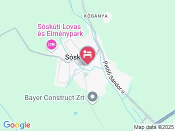 Sóskúti Lovas- és Élménypark Sóskút a térképen