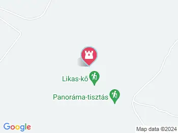 Meleg-hegyi Likas-kő Sukoró a térképen