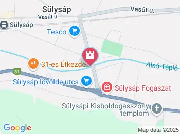 Fénykapu Sülysáp a térképen
