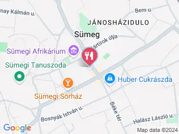 B Terv Lunch & Lounge Sümeg a térképen