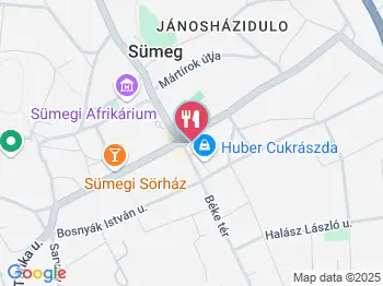 Gróti Pékség Sümeg a térképen