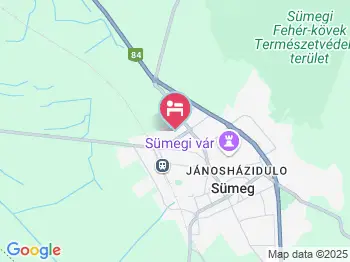 Korona Vendégház Sümeg a térképen