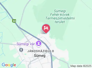Krigler Panzió Sümeg a térképen