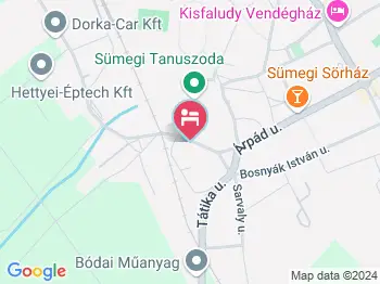 Levendula Apartmanok Sümeg a térképen