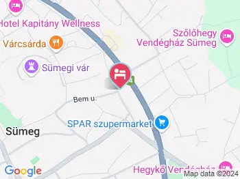 Like Apartman Sümeg a térképen