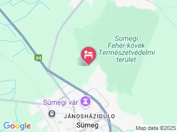 Panoráma Vendégház Sümeg a térképen