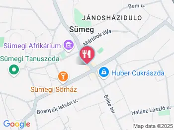 Pek-Snack Látványpékség Sümeg a térképen