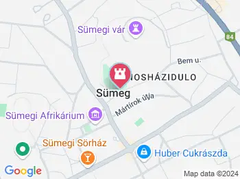 Püspöki Palota Sümeg a térképen