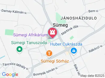 Sümegi Afrikárium Sümeg a térképen