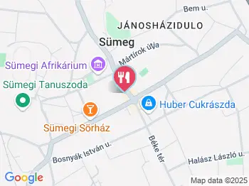 Sümegi Rétesház Sümeg a térképen