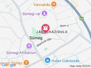 Sarlós Boldogasszony ferences kegytemplom Sümeg a térképen