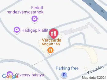 Várcsárda Sümeg a térképen