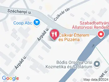 Csíkvár Étterem Szabadbattyán a térképen