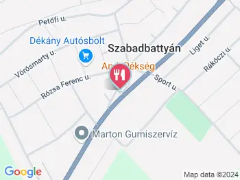 Honey Cukrászda & Kávézó Szabadbattyán a térképen