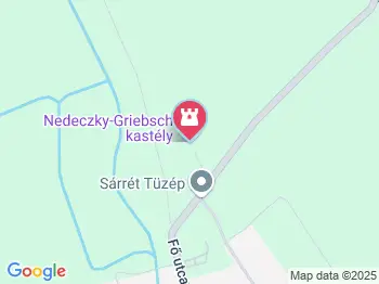 Nedeczky-Griebsch kastély Szabadegyháza a térképen