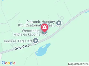 Wenckheim József Antal és lánya szobor Szabadkígyós a térképen