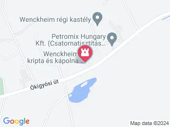 Wenckheim kripta és kápolna Szabadkígyós a térképen