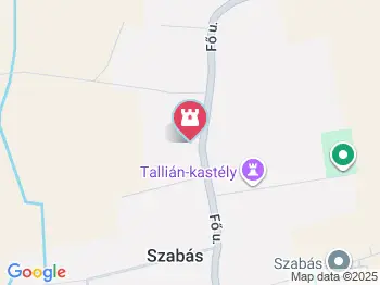 Fekete-kastély Szabás a térképen