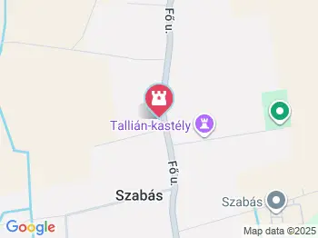 Kálvária Szabás a térképen