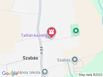 Tallián-kastély Szabás a térképen