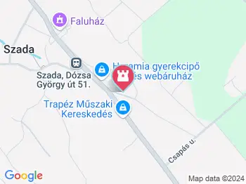 Szadai Tájház Szada a térképen