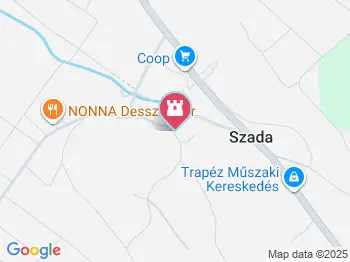 Székely Bertalan Emlékház Szada a térképen