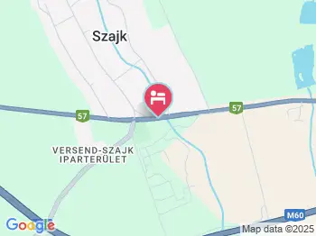 Császárkert Vendégház Szajk a térképen