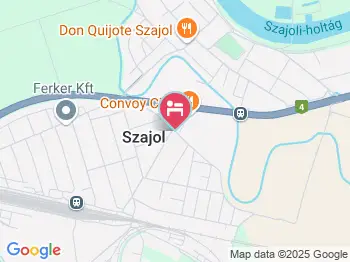 Convoy City Motel Szajol a térképen
