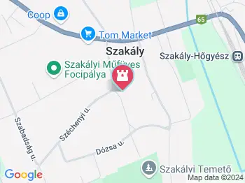 Kaposmenti Tájház Szakály a térképen