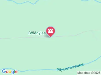 Bölényrezervátum Szalafő a térképen